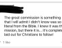 There it is! The Great&nbsp;Commission!